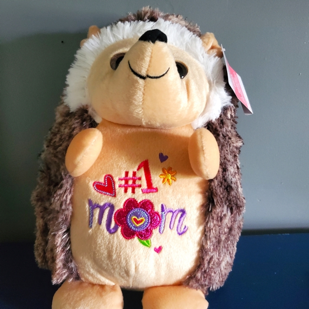 NWT Mother's Day Hedgehog Plush Stuffed Animal